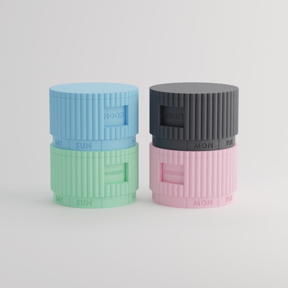 Weekly Quartet — 4 Pill Organizers